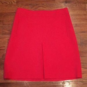 Loft Skirt w/ Pockets and Front Slit in Poppy